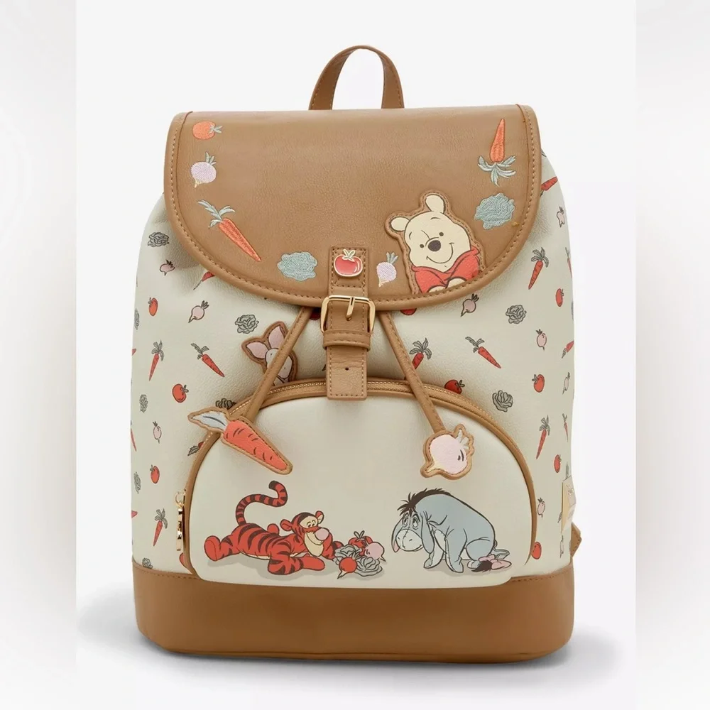 Disney Winnie The Pooh Veggies Allover Print Mini Backpack & Organizer Exclusive